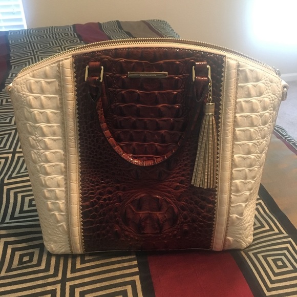 BRAHMIN Tote Handbag and matching wallet - Picture 2 of 8